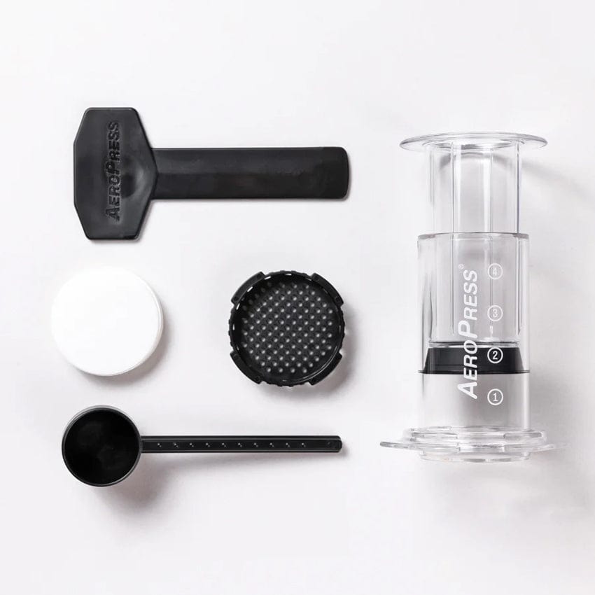 AeroPress Coffee Maker Clear Kaffeebereiter + 100 Filter