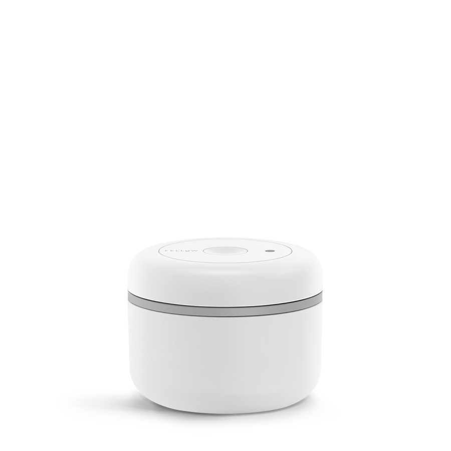 Fellow Atmos Canister Vakuum Aufbewahrungsdose für Kaffeebohnen 400 ml / Matt-Weiß