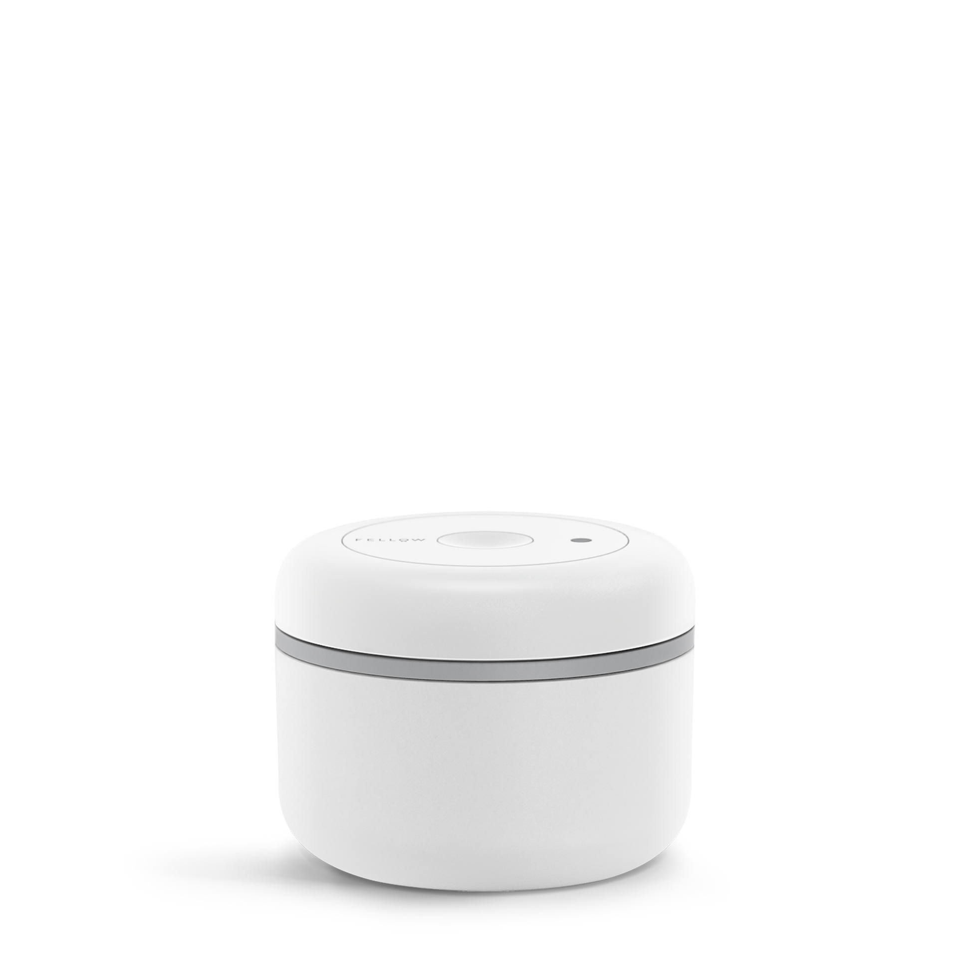 Fellow Atmos Canister Vakuum Aufbewahrungsdose für Kaffeebohnen 400 ml / Matt-Weiß - Big Bag Coffee