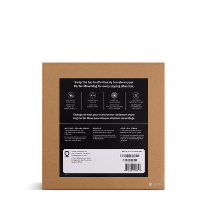 Fellow Carter 3-in-1 Sip System | Thermobecher-Set mit verschiedenen Deckeln - Coffee Annan