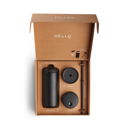 Fellow Carter 3-in-1 Sip System | Thermobecher-Set mit verschiedenen Deckeln - Coffee Annan