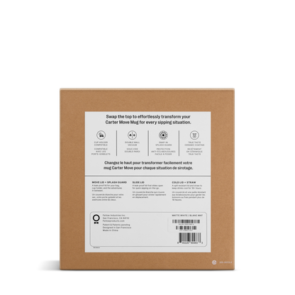 Fellow Carter 3-in-1 Sip System | Thermobecher-Set mit verschiedenen Deckeln - Coffee Annan