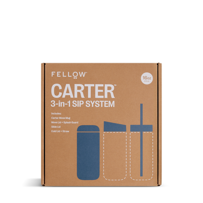 Fellow Carter 3-in-1 Sip System | Thermobecher-Set mit verschiedenen Deckeln - Coffee Annan