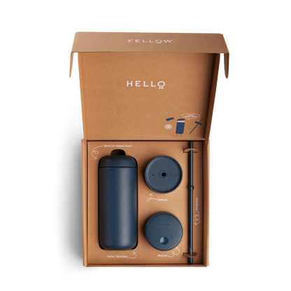 Fellow Carter 3-in-1 Sip System | Thermobecher-Set mit verschiedenen Deckeln - Coffee Annan