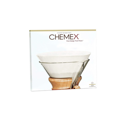 Chemex Filterpapier | weiß, rund, gefaltet, für 6-10 Tassen - Big Bag Coffee