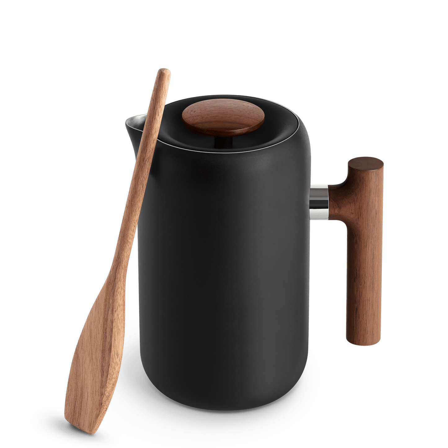 Fellow Clara French Press, Schwarz - Walnuss - Coffee Annan 