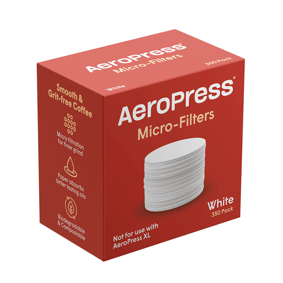 AeroPress Paper Micro-Filters 350 Sheets Standard - White - Big Bag Coffee