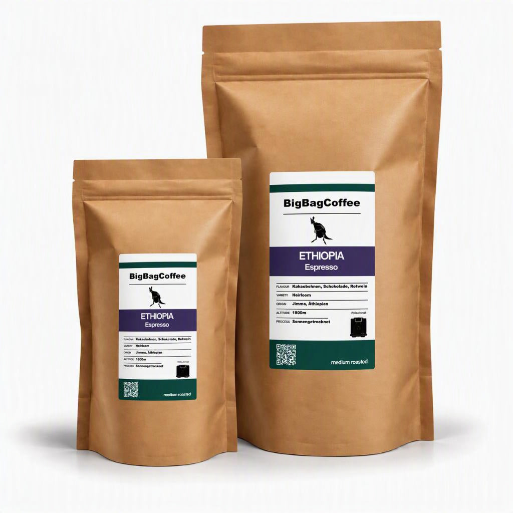 Ethiopia Espresso 1 kg und 3 kg – Big Bag Coffee