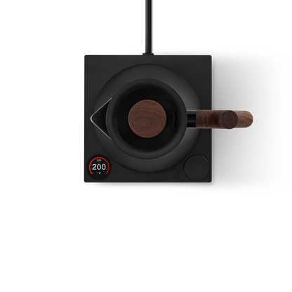 Corvo EKG Pro 0.9L | Matte Black + Walnut Handle - Big Bag Coffee