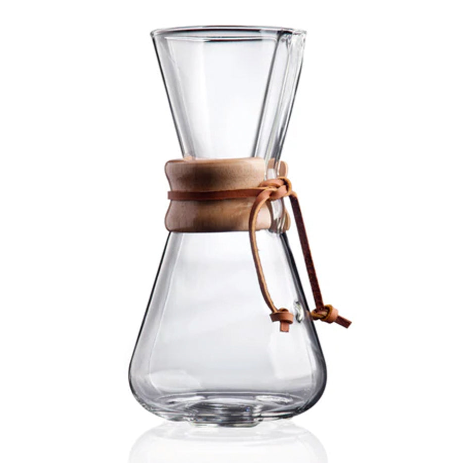 Chemex Glaskaraffe mit Holzmanschette (300ml) - Big Bag Coffee