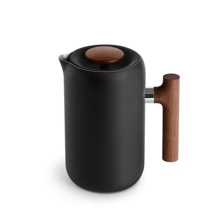 Fellow Clara French Press, Schwarz - Walnuss - Coffee Annan 