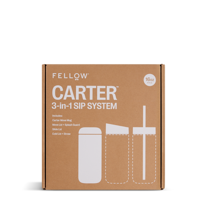 Fellow Carter 3-in-1 Sip System | Thermobecher-Set mit verschiedenen Deckeln - Coffee Annan