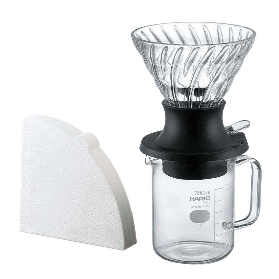 Hario Immersion Dripper SWITCH Server Set 02 - Black - Big Bag Coffee