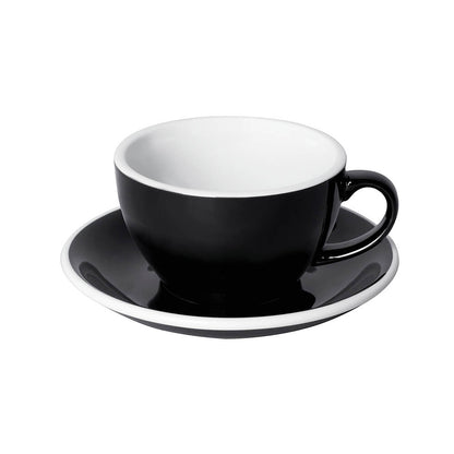 Loveramics Cappuccino Tasse, 250ml, Schwarz