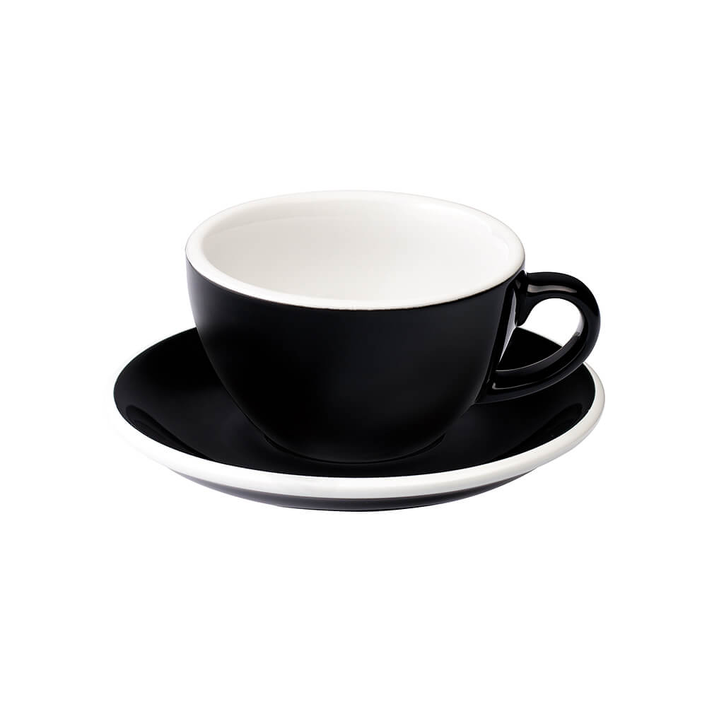 Loveramics Cappuccino Tasse, 200ml, Black
