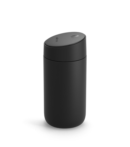 Fellow Carter Move Mug mit Slide-Lock Funktion, Kaffeebecher (Matte Black,354ml) - Big Bag Coffee
