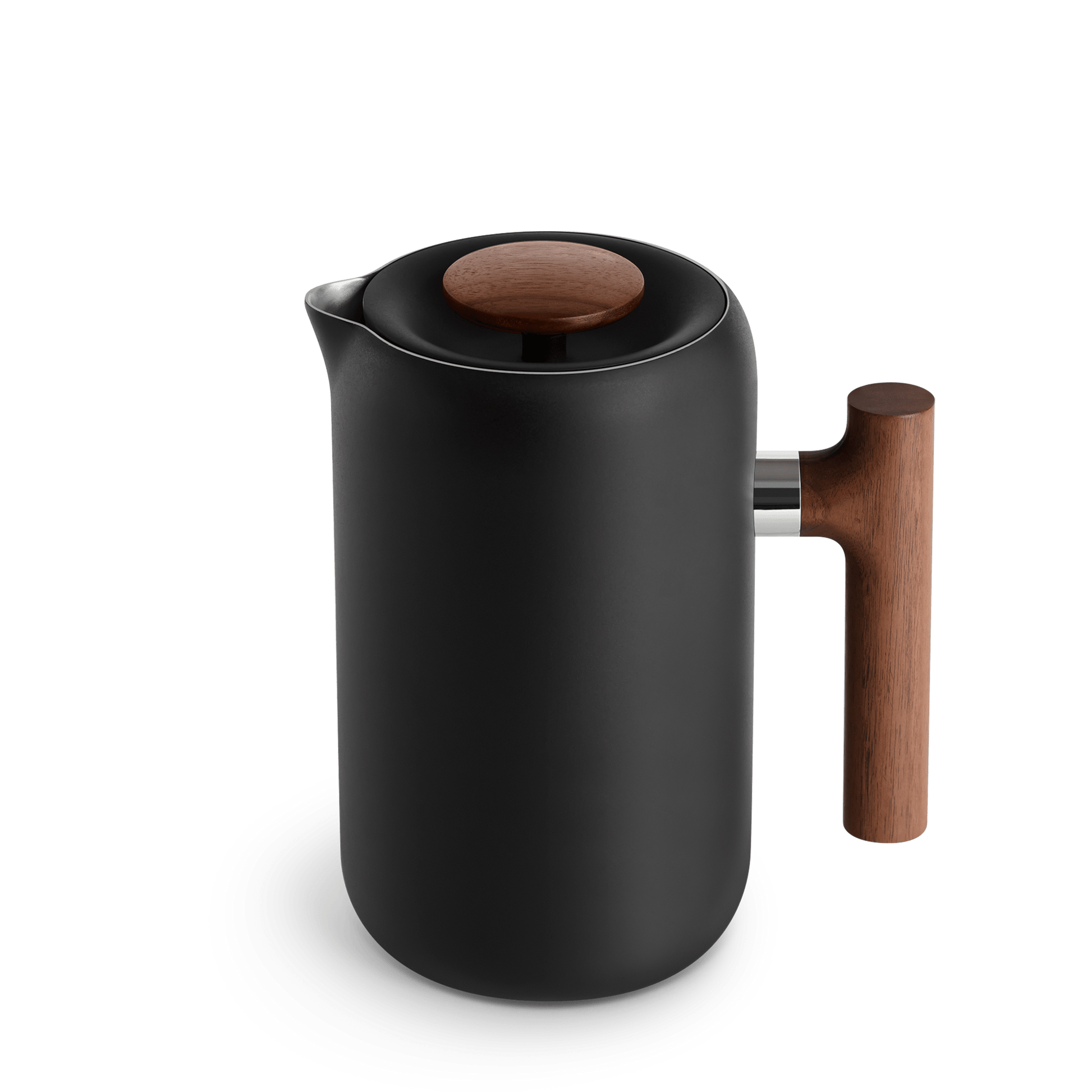 Fellow Clara French Press, Schwarz - Walnuss - Big Bag Coffee